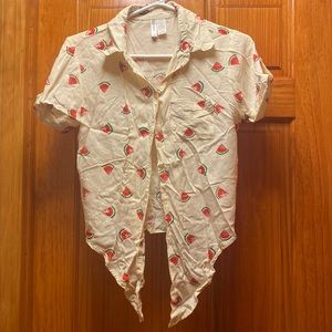 Pale yellow watermelon top